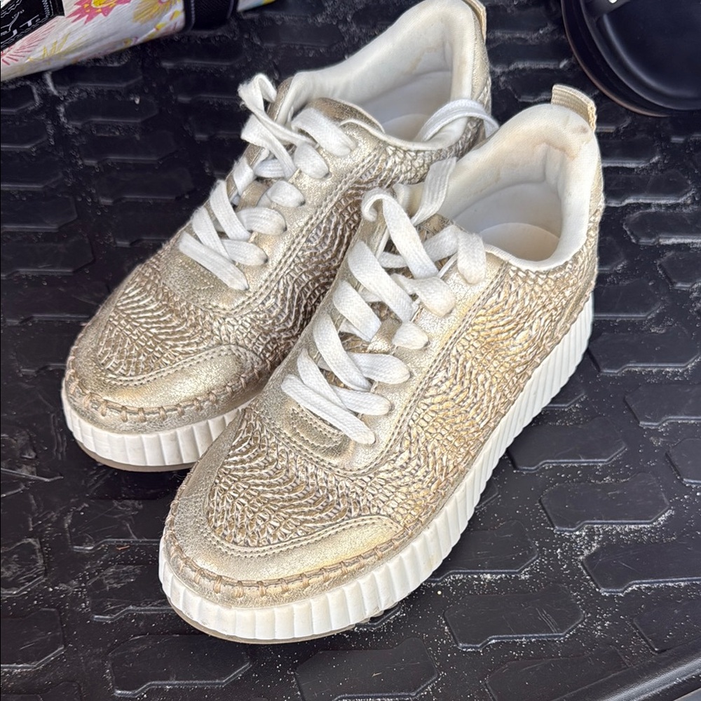 Gold Women's Sneakers